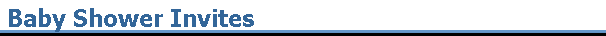 Baby Shower Invites