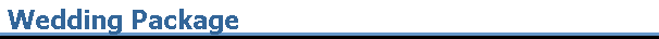 Wedding Package